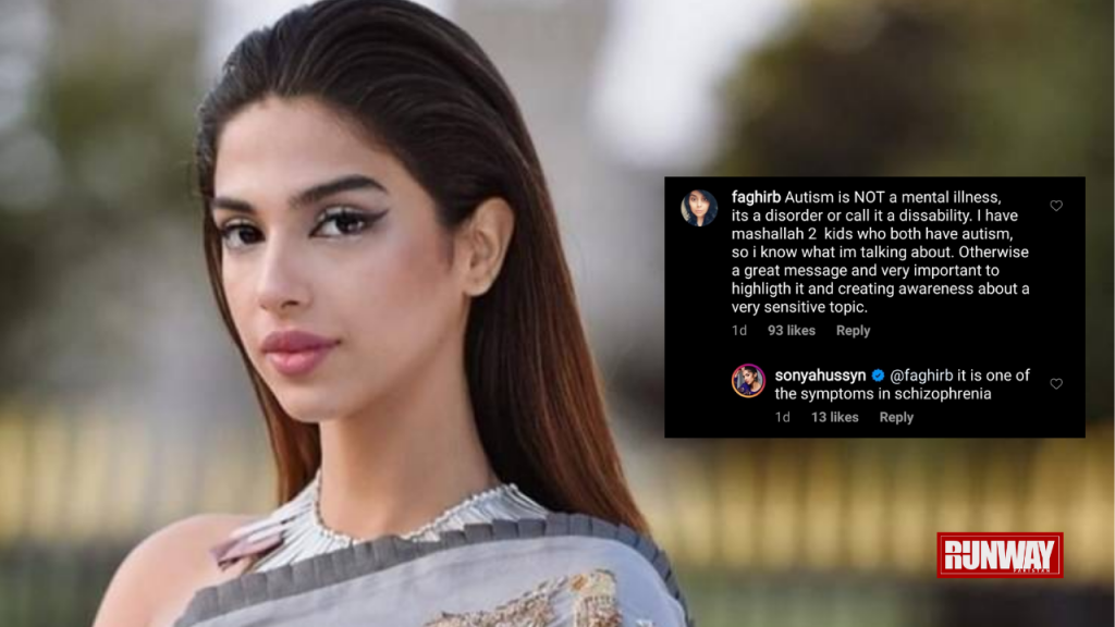 Sonya Hussyn Autism Schizophrenia - Runway Pakistan