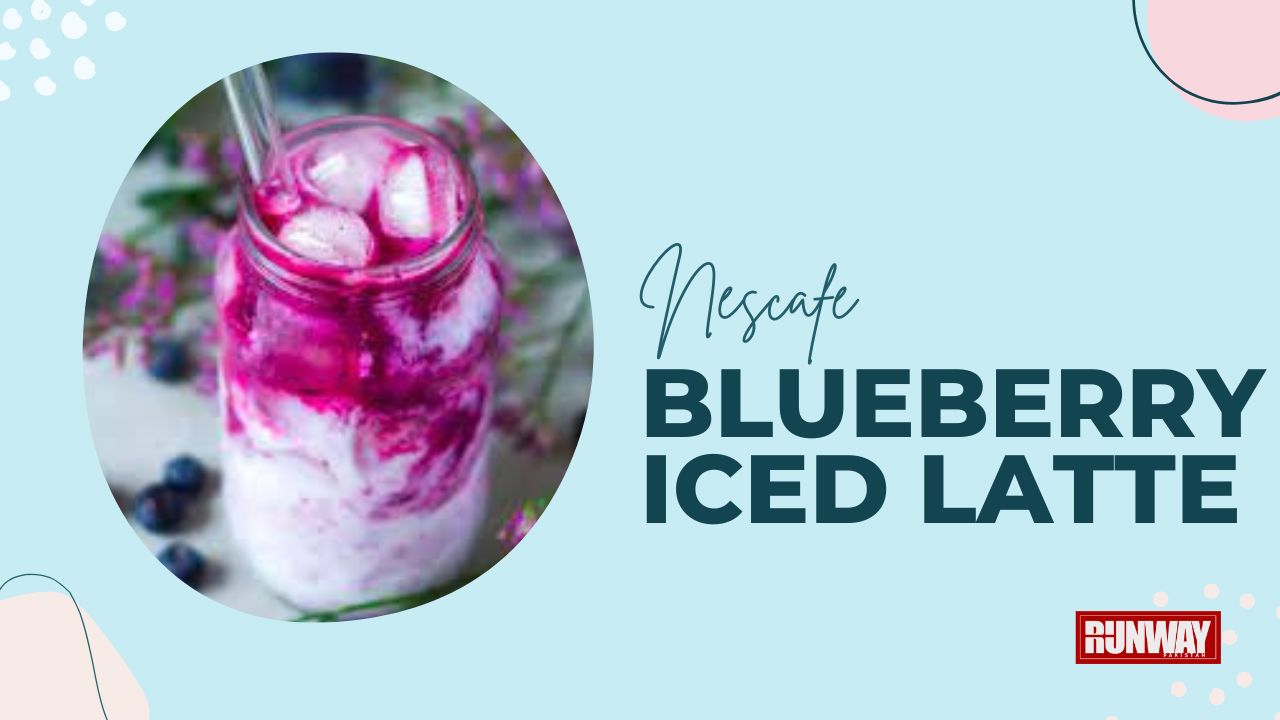 Blueberry Iced Latte Necafe