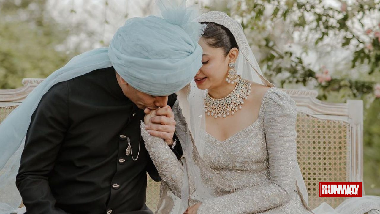 Mahira Khan Salim Wedding Pakistan Runway Pakistani Essentials Bride Groom Indian